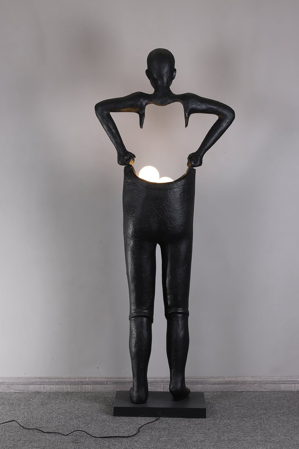 modern-figurine-artistic-floor-lamp-large-black-sculpture-light-with-glass-shade