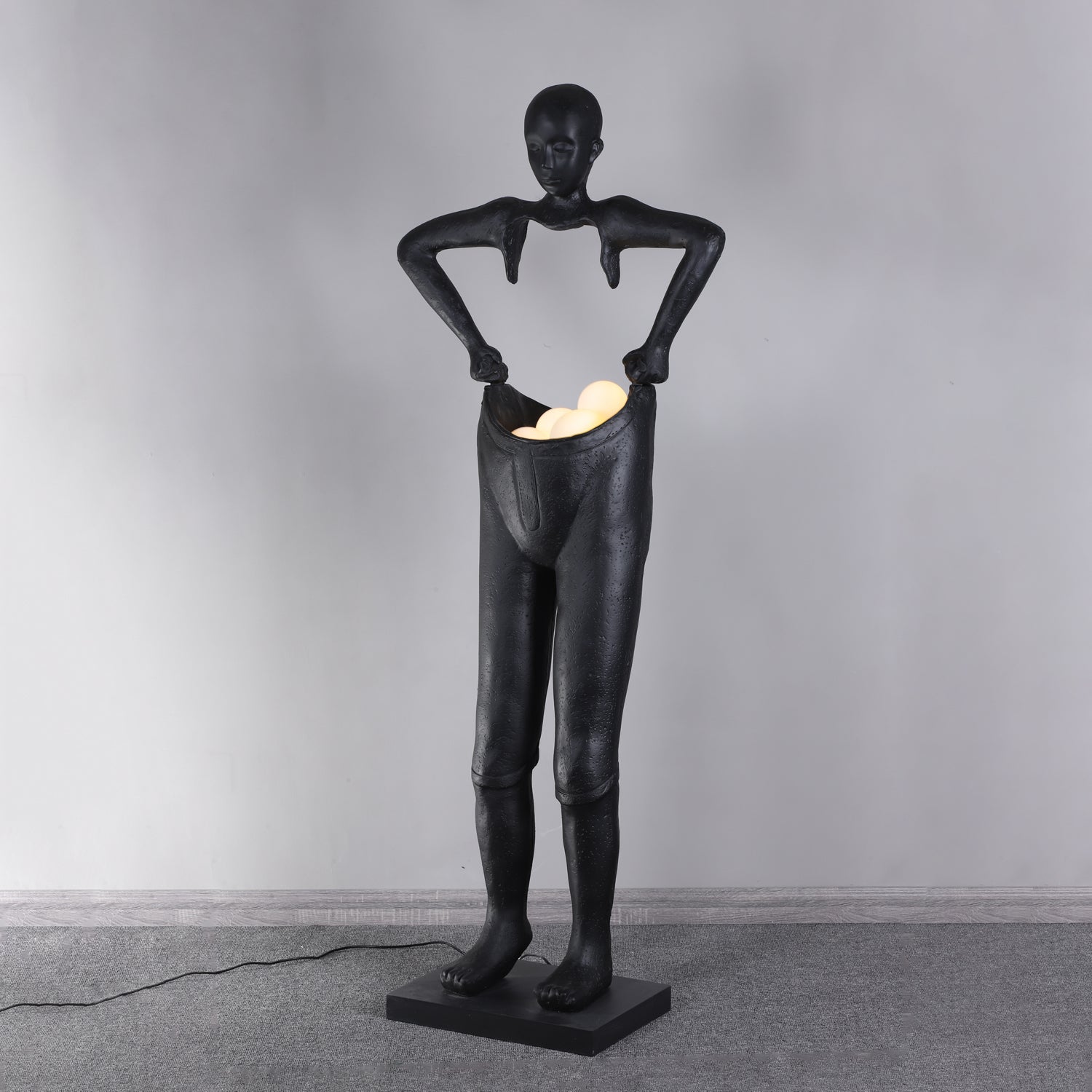 modern-figurine-artistic-floor-lamp-large-black-sculpture-light-with-glass-shade