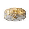 vintage-industrial-carved-brass-flush-mount-ceiling-lamp-with-glass-shade
