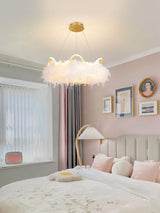 nordic-white-feather-pendant-light-with-cat-ear-design-and-adjustable-led