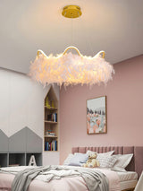 nordic-white-feather-pendant-light-with-cat-ear-design-and-adjustable-led