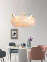 nordic-white-feather-pendant-light-with-cat-ear-design-and-adjustable-led