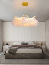 nordic-white-feather-pendant-light-with-cat-ear-design-and-adjustable-led