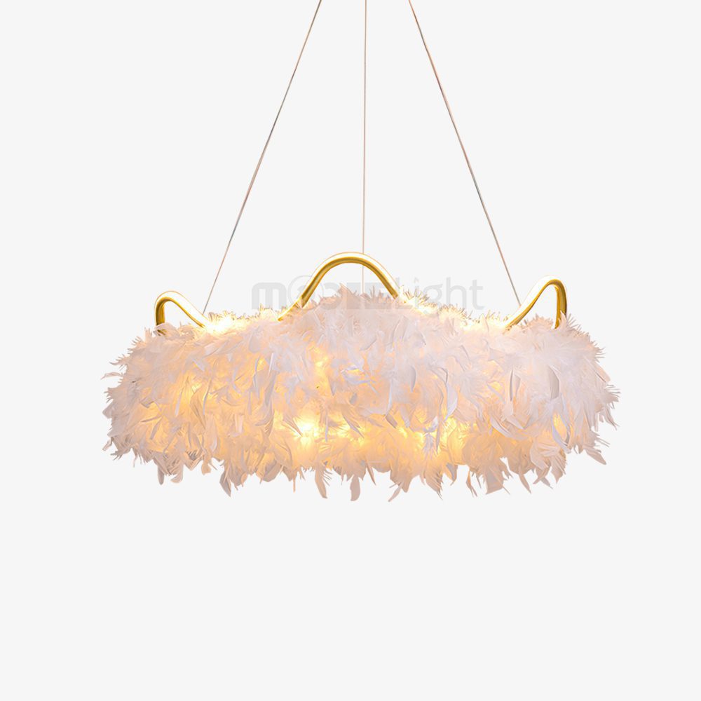 nordic-white-feather-pendant-light-with-cat-ear-design-and-adjustable-led