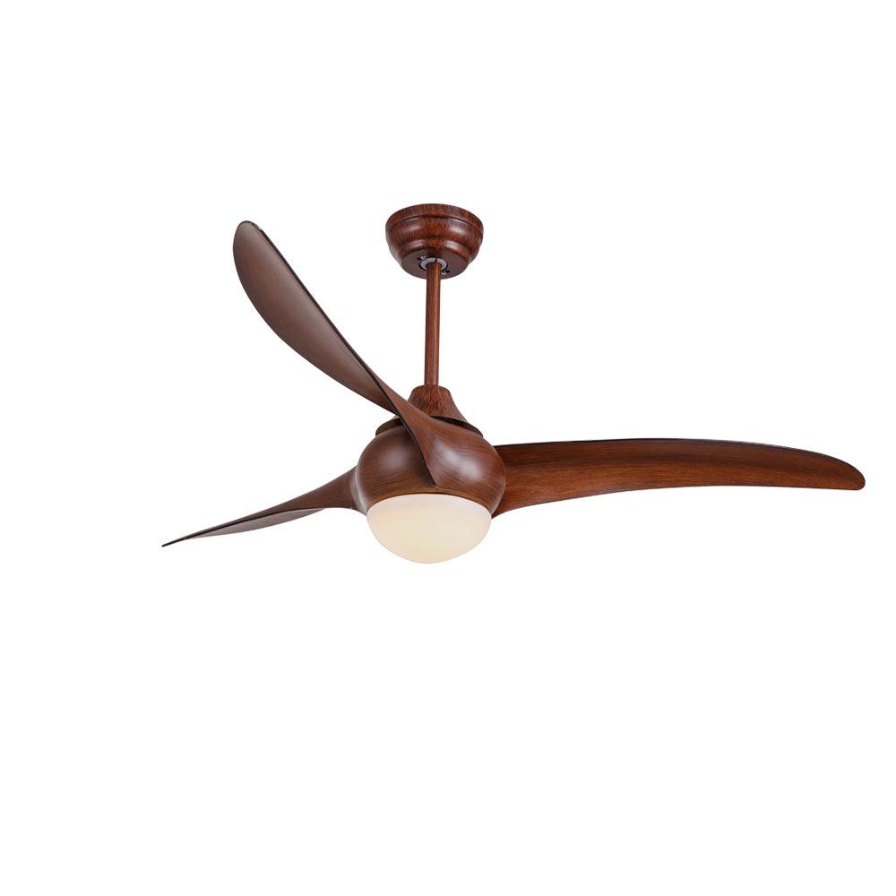 Traditional 52 Inch LED Ceiling Fan with Integrated Light and Remote Control