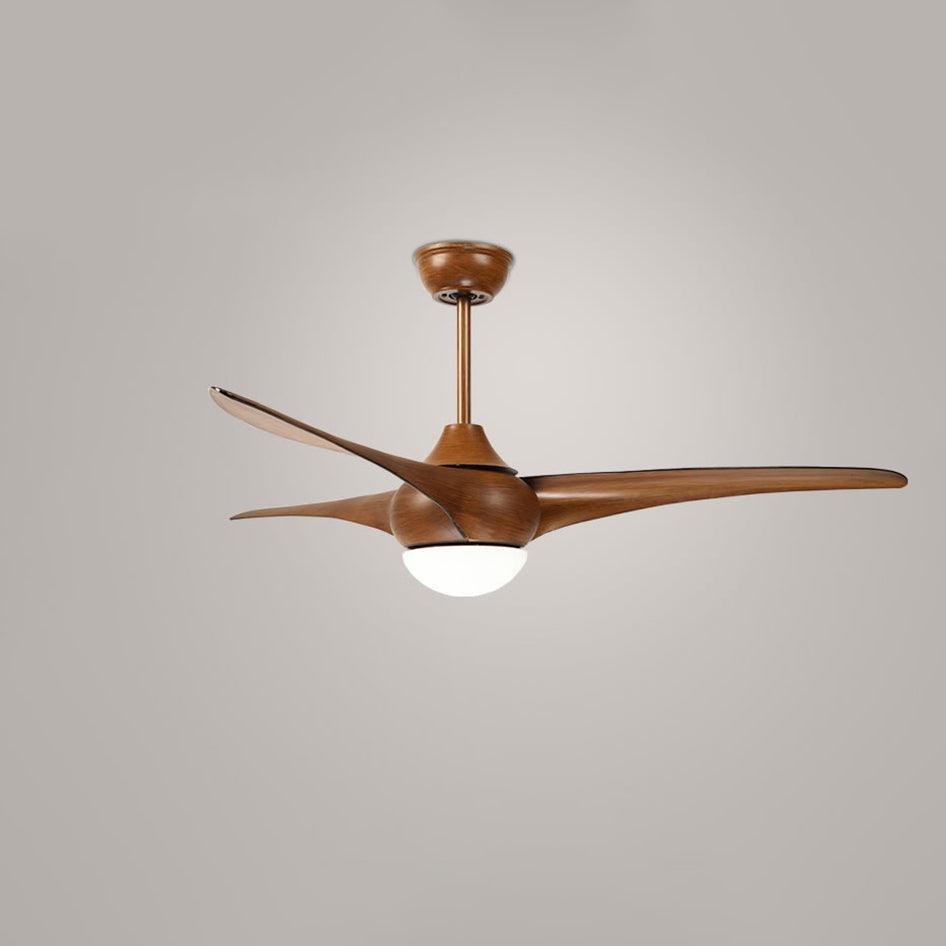 Traditional 52 Inch LED Ceiling Fan with Integrated Light and Remote Control