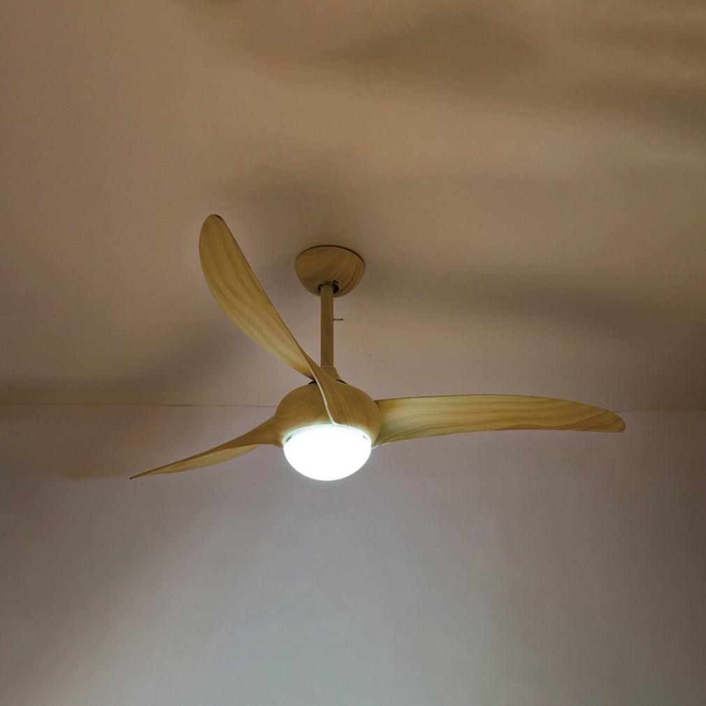 Traditional 52 Inch LED Ceiling Fan with Integrated Light and Remote Control