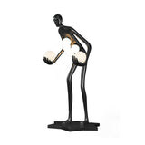 Modern Celestial Guardian Sculpture Floor Lamp Tall Artistic Standing Figurative Light