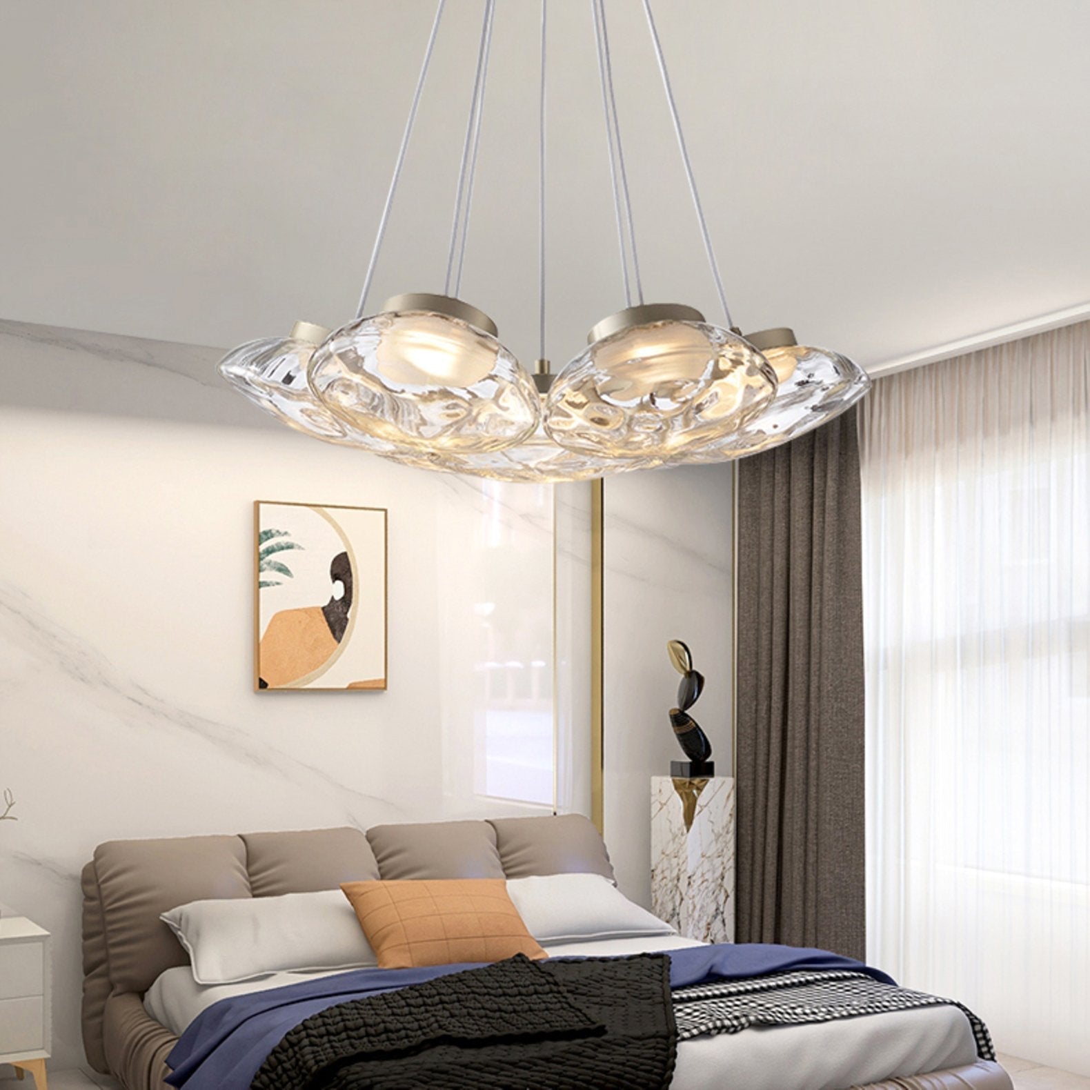 modern-ceto-style-glass-ripple-chandelier-with-integrated-led-mouth-blown-shades-for-living-room