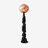 Artistic Charcoal Melt Standing Floor Lamp for Modern Home Decor and Ambient Lighting