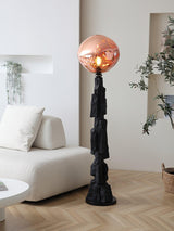Artistic Charcoal Melt Standing Floor Lamp for Modern Home Decor and Ambient Lighting