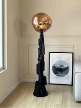 Artistic Charcoal Melt Standing Floor Lamp for Modern Home Decor and Ambient Lighting