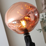 Artistic Charcoal Melt Standing Floor Lamp for Modern Home Decor and Ambient Lighting