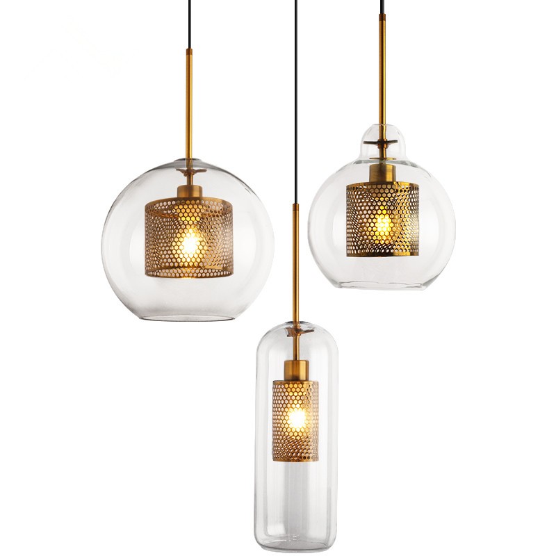 Modern Chiswick Glass Pendant Lamp for Kitchen Island and Living Room Lighting