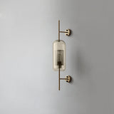 Contemporary Chiswick Glass Wall Sconce Sphere and Capsule Indoor Lighting Fixture