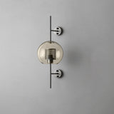 Contemporary Chiswick Glass Wall Sconce Sphere and Capsule Indoor Lighting Fixture