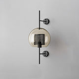 Contemporary Chiswick Glass Wall Sconce Sphere and Capsule Indoor Lighting Fixture