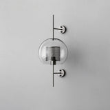 Contemporary Chiswick Glass Wall Sconce Sphere and Capsule Indoor Lighting Fixture