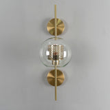 Contemporary Chiswick Glass Wall Sconce Sphere and Capsule Indoor Lighting Fixture