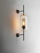 Contemporary Chiswick Glass Wall Sconce Sphere and Capsule Indoor Lighting Fixture
