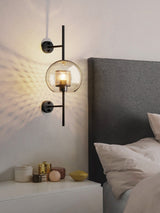 Contemporary Chiswick Glass Wall Sconce Sphere and Capsule Indoor Lighting Fixture