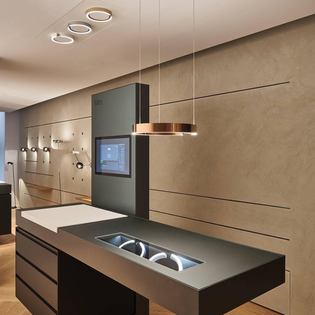 Modern LED Ring Pendant Light Circular Minimalist Chandelier for Living Room and Bedroom