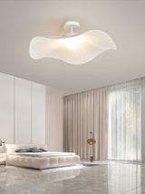 Modern White Cloud Fabric LED Ceiling Lamp for Bedroom and Kids Room