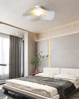Modern White Cloud Fabric LED Ceiling Lamp for Bedroom and Kids Room