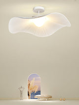 Modern White Cloud Fabric LED Ceiling Lamp for Bedroom and Kids Room