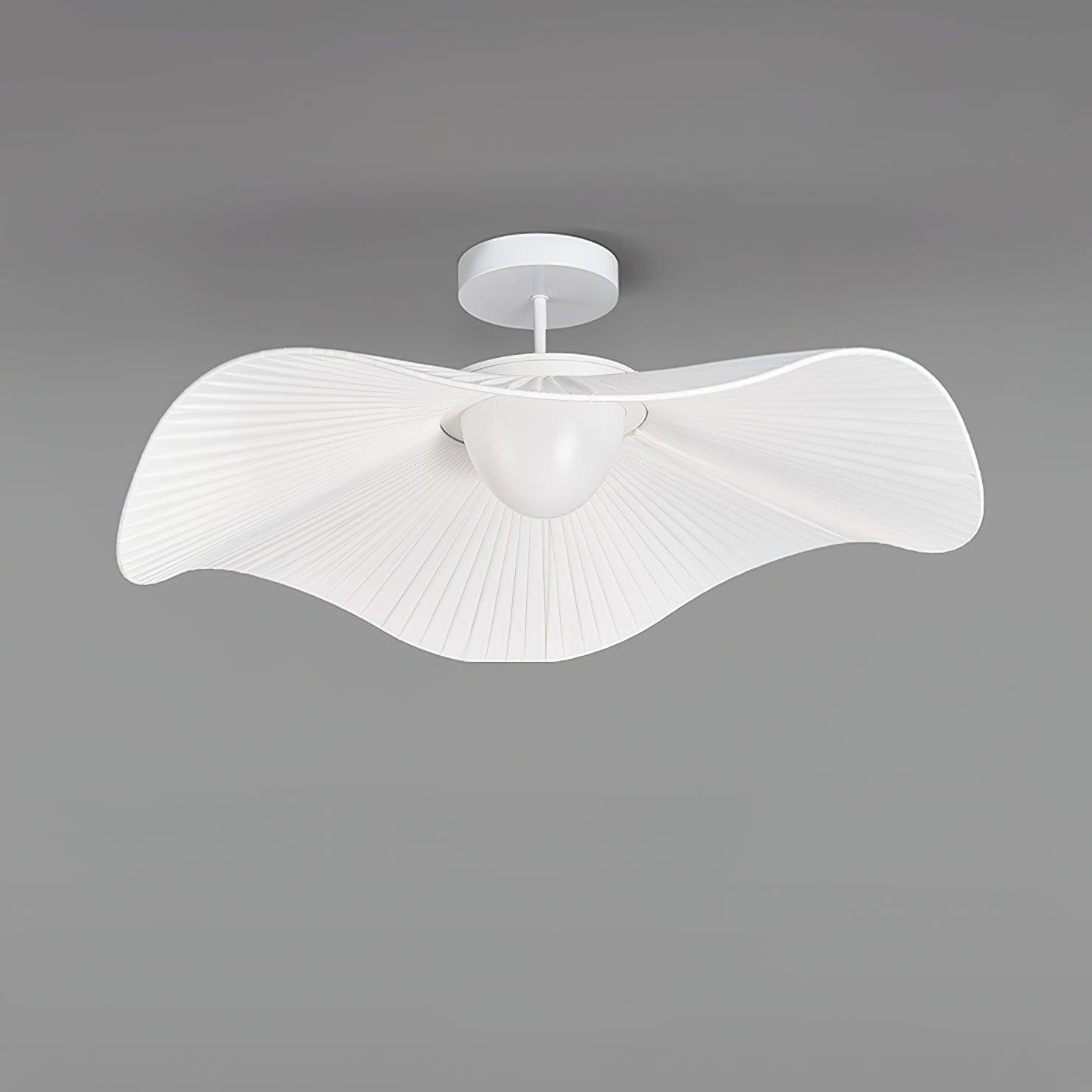 Modern White Cloud Fabric LED Ceiling Lamp for Bedroom and Kids Room