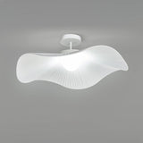 Modern White Cloud Fabric LED Ceiling Lamp for Bedroom and Kids Room