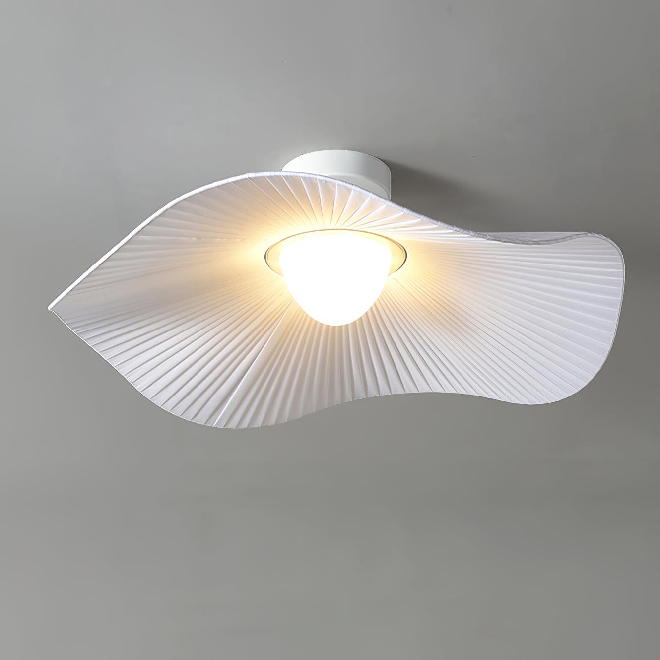 Modern White Cloud Fabric LED Ceiling Lamp for Bedroom and Kids Room