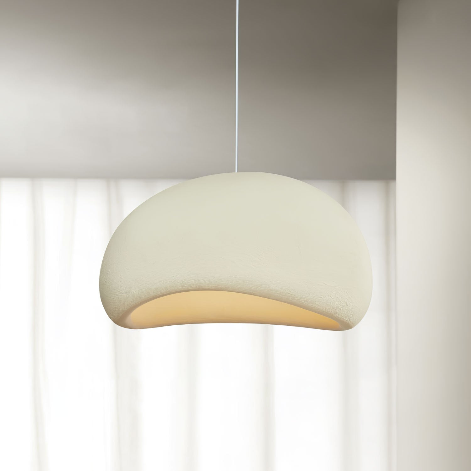 Modern Floating Cloud Pendant Light Spherical Hanging Ceiling Lamp for Living Room