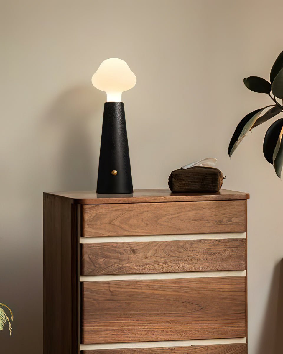 Cloudlet LED Table Lamp Contemporary Wood and Acrylic Desk Light for Soft Ambient Illumination