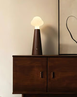 Cloudlet LED Table Lamp Contemporary Wood and Acrylic Desk Light for Soft Ambient Illumination