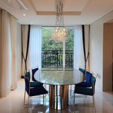 artistic-led-cluster-bubble-pendant-lamp-with-chrome-accents-and-glass-spheres
