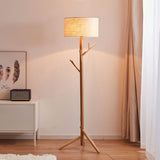 modern-ash-wood-tripod-floor-lamp-with-integrated-coat-rack-and-fabric-shade