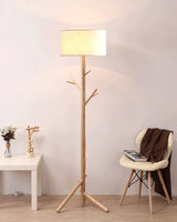 modern-ash-wood-tripod-floor-lamp-with-integrated-coat-rack-and-fabric-shade