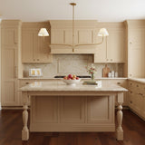 modern-antique-brass-chandelier-with-curved-arms-and-white-tapered-fabric-shades