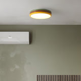 Modern Colorful Layered LED Flush Mount Ceiling Light Round Acrylic Lamp for Bedroom and Living Room