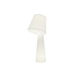 Modern Column White Fabric Floor Lamp Elegant Minimalist Cylinder Standing Light