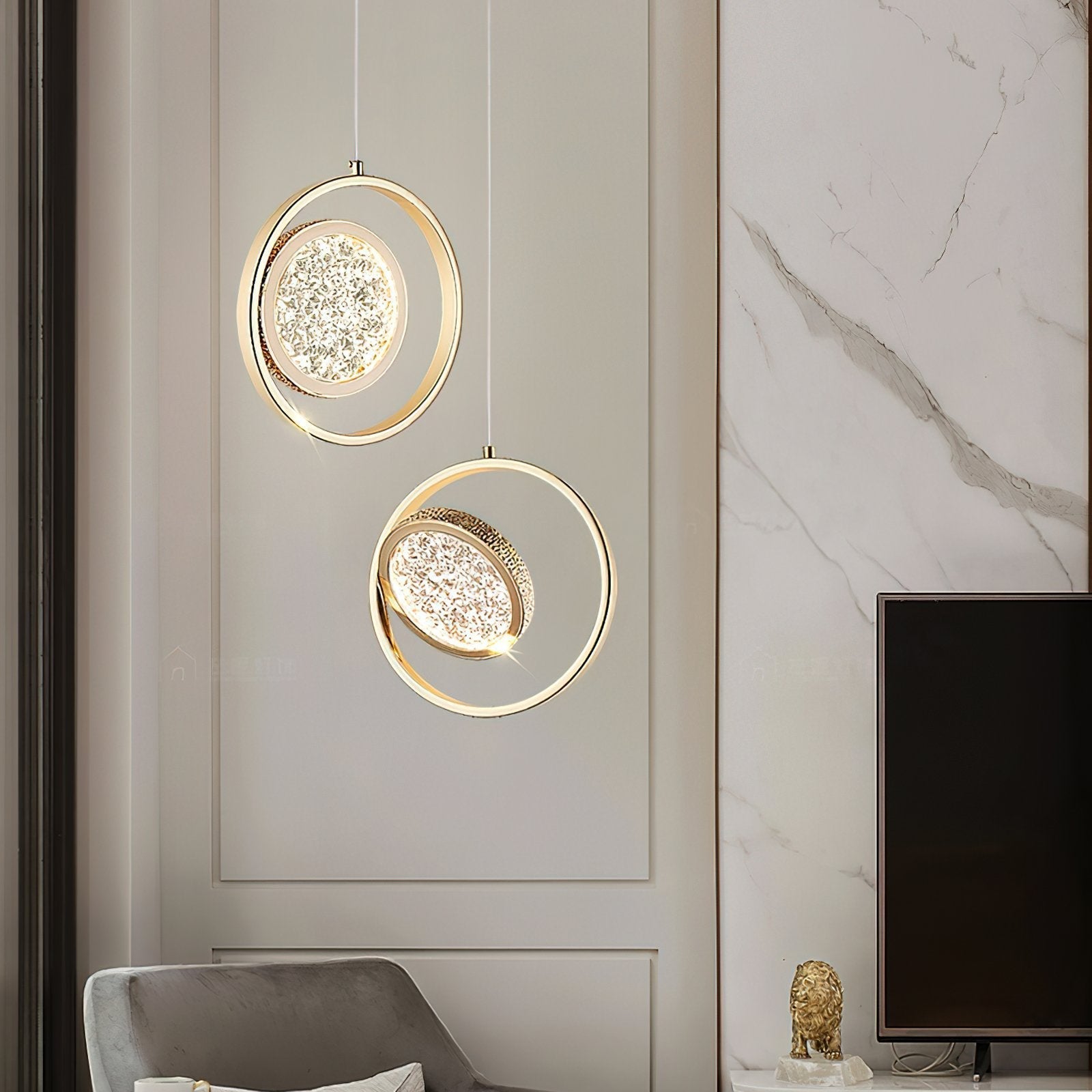 modern-led-concentric-ring-crystal-pendant-light-with-three-color-modes