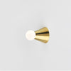Modern Minimalist Conical Glass Ceiling Light Fixture for Indoor Use