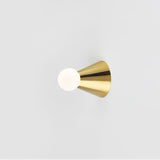 Modern Minimalist Conical Glass Ceiling Light Fixture for Indoor Use