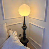 Roman Column Ambient Floor Lamp Classical Resin Standing Light for Living Room Bedroom