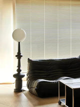 Roman Column Ambient Floor Lamp Classical Resin Standing Light for Living Room Bedroom