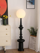 Roman Column Ambient Floor Lamp Classical Resin Standing Light for Living Room Bedroom