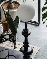 Roman Column Ambient Floor Lamp Classical Resin Standing Light for Living Room Bedroom