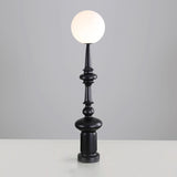 Roman Column Ambient Floor Lamp Classical Resin Standing Light for Living Room Bedroom