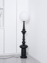 Roman Column Ambient Floor Lamp Classical Resin Standing Light for Living Room Bedroom